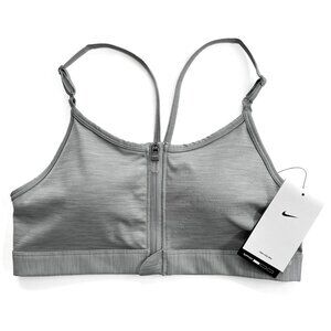 Nike Women Dri-FIT Indy Padded Sports Bra Medium Grey NWT
